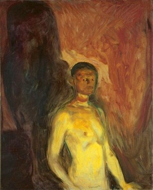 에드바르 뭉크, 지옥에서의 자화상 (1903)