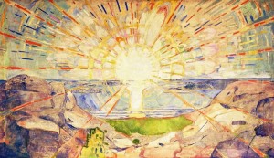 에드바르 뭉크, 태양 (1909)